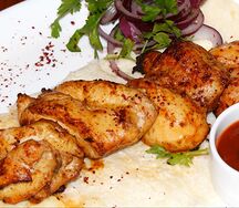 Шашлык из куриных бедрышек