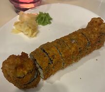 Ролл Цезарь с креветкой