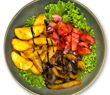 Салат с куриной печенью