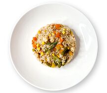 Тяхан с курицей