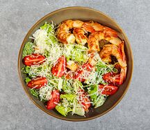Салат Цезарь с креветкой