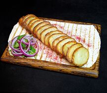 Картофель с курдюком