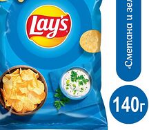Lay's Сметана и зелень