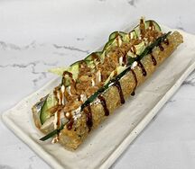 Японский хот-дог с курицей