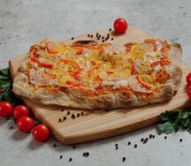 Римская пицца Ветчина и чеддер
