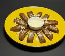 Гренки чесночные