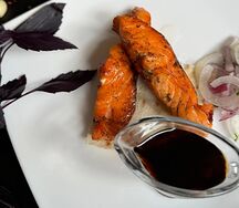 Шашлык из семги
