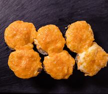 Запеченный ролл со снежным крабом