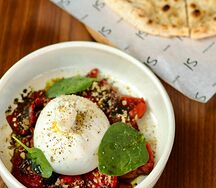 Трюфельная буррата с запеченным перцем и фокаччей