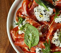 Страчателла, салями, трюфельное масло