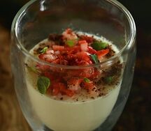Панна кота с хрустящей карамельной корочкой