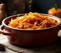 Капуста тушеная