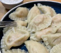 Пельмени с форелью