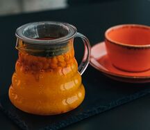 Чай облепиха с яблоком