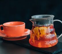 Чай клюквенный