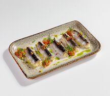 Карпаччо из Балтийской кильки