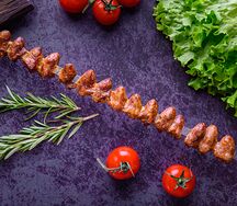 Шашлык из куриных сердечек