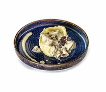 Строганов из телятины с грибами и картофельным пюре