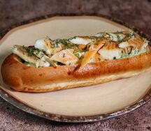 Пирог с камбалой копченой