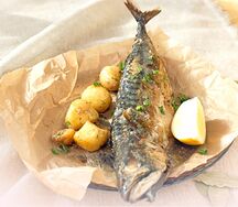 Скумбрия запеченая целиком
