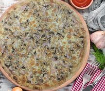 Курица и грибы