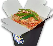 Лапша Фунчоза со сливочным соусом