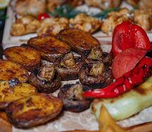 Картофель на мангале