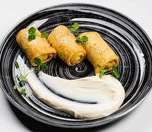Блинчики с мясом