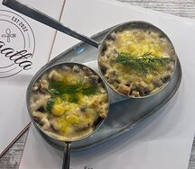 Жюльен с морепродуктами