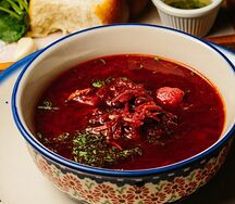 Борщ с говядиной