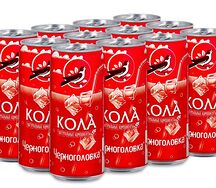 Кола Черноголовка в жестяной банке