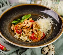 Паста Неаполитано с курицей