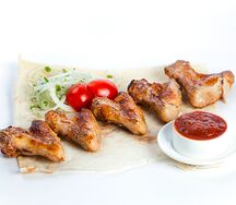 Шашлык из куриных крыльев