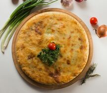 Осетинский пирог с картошкой и сыром