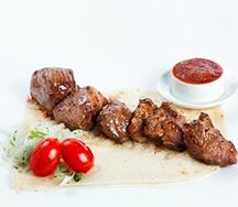 Шашлык из бараньей мякоти