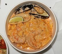 Паста с морепродуктами 