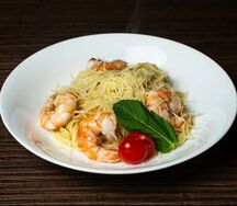 Паста с креветками