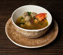 Суп с фрикадельками из говядины