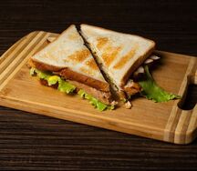 Тост с курой