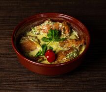 Чкмерули со сливочным соусом