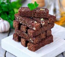 Гренки с чесноком