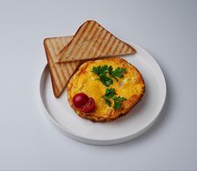 Омлет с ветчиной и сыром