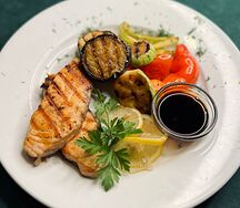 Лосось на гриле 