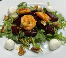 Салат с креветками 