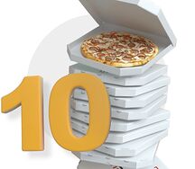 10 пицц