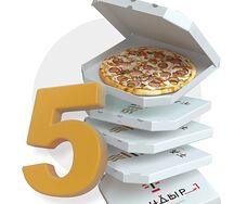 5 пицц