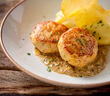 Котлеты куриные с картофельным пюре