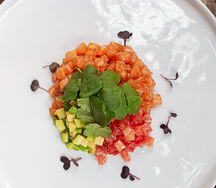 Тартар из лосося