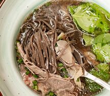 Суп из мраморной говядины