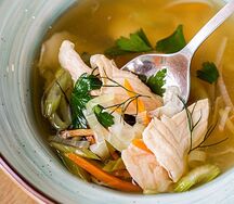 Рыбный суп из лосося